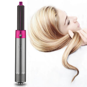 Professional 5-in-1 Hot Air Brush: Electric Hair Styling Tool Set Rieworkes