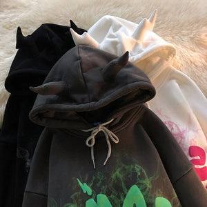 Woman Angel Ears Hoodie Rieworkes