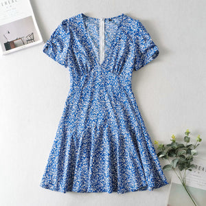 Floral Short Dress Rieworkes