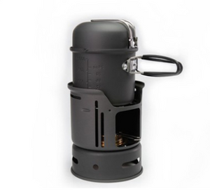 Outdoor Windproof Alcohol Stove with Camping Pot Set Mimarta