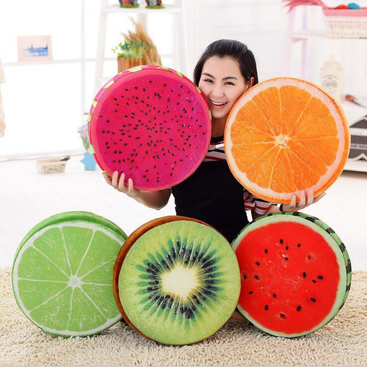 3D Cute Fruit Plush Pillow Mimarta