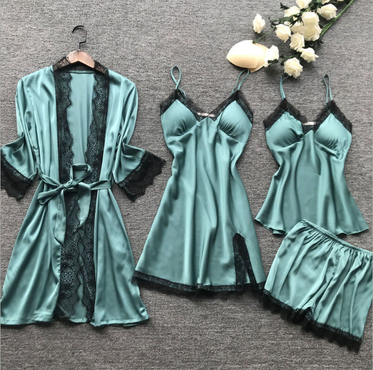 Summer Sexy Women's Loungewear Pajama Set (4 Pieces) Mimarta