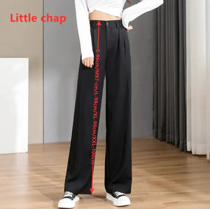 Women Chic Office Wear Straight Pants Rieworkes