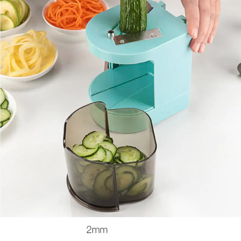 Top Chef Spiralizer Hand Cranked Salad Maker is ready Rieworkes