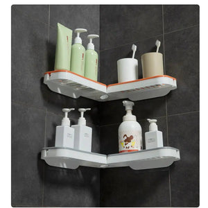Rotating Bathroom Storage Rack Holder Rieworkes