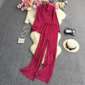 Pleated Set For Women Rieworkes