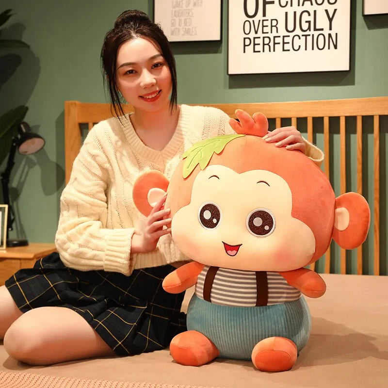 Sitting Monkey Plush Toys Rieworkes