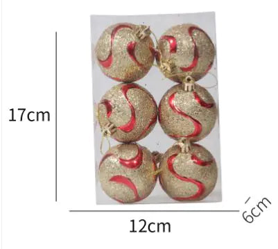 Glitter Christmas Balls Rieworkes