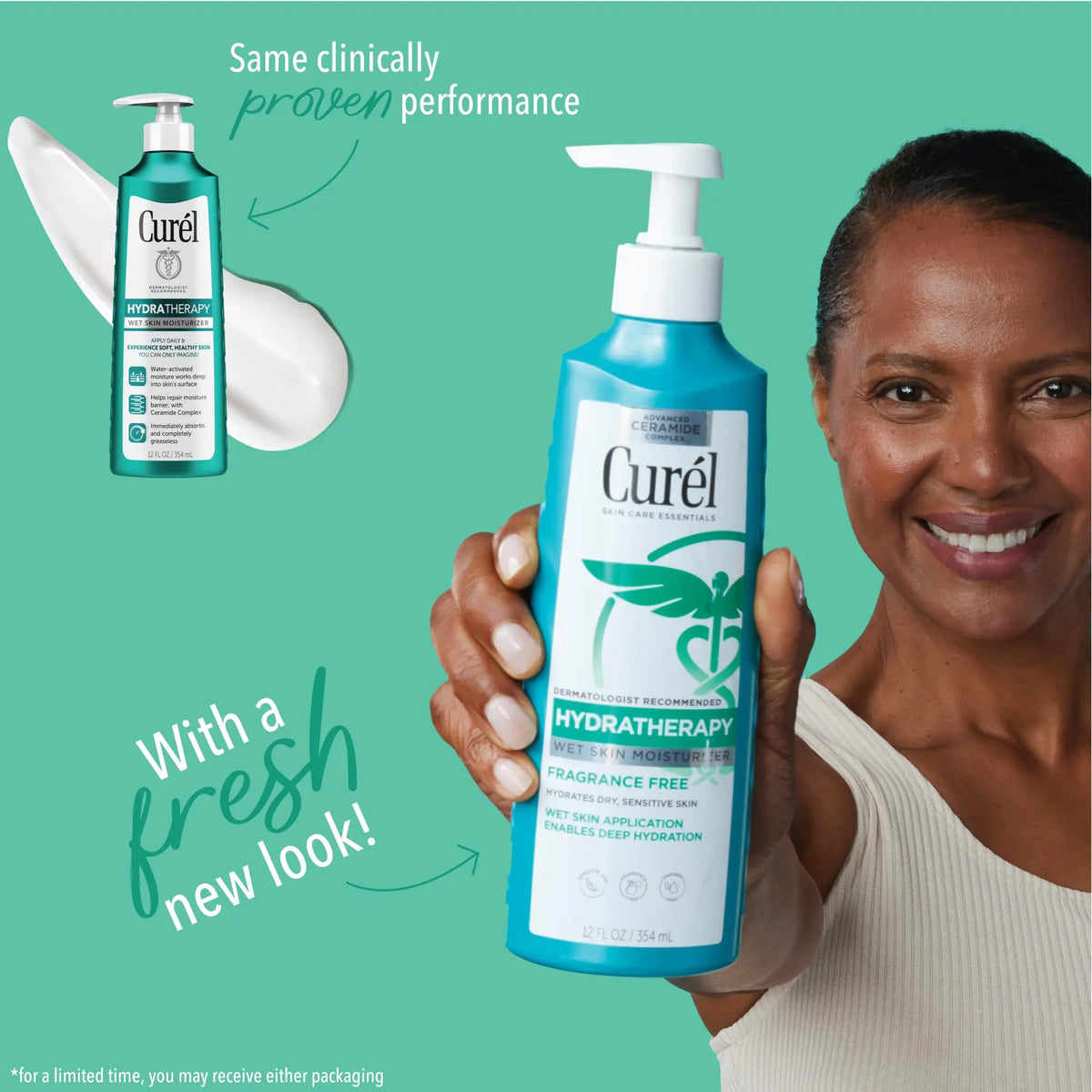 Curel Hydra Therapy In Shower Lotion, Wet Skin Moisturizer for Dry or Extra-dry Skin, with Advanced Ceramide Complex, for Optimal Moisture Retention, 12 Ounce 12 Fl Oz (Pack of 1) Rieworkes