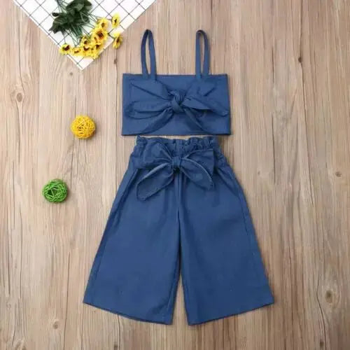 Denim Women's Shirt Set (Shirt Outfit) Mimarta