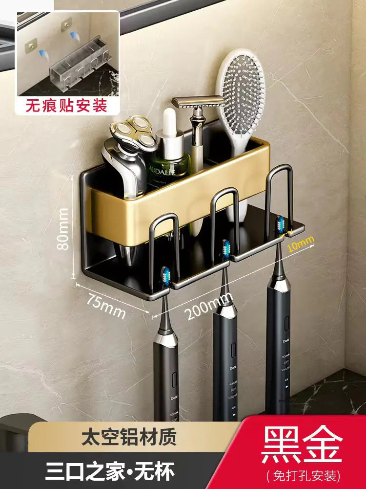 Wall-Mounted Toothbrush and Cup Holder for Bathroom Mimarta