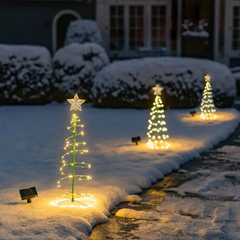 Solar LED Christmas Tree Lights Rieworkes