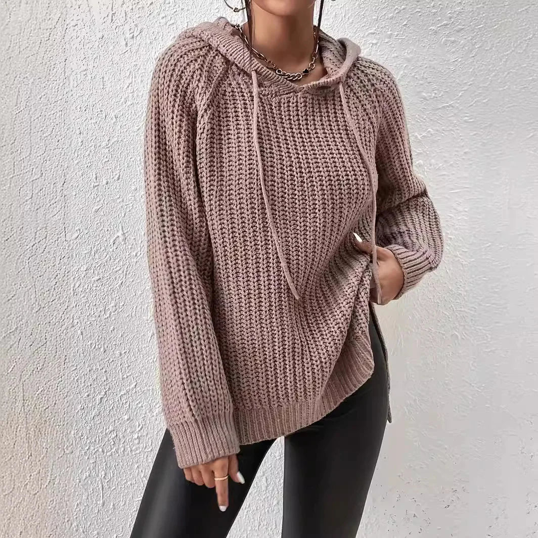 Pullover Hooded Sweater Women's Loose Slimming Rieworkes