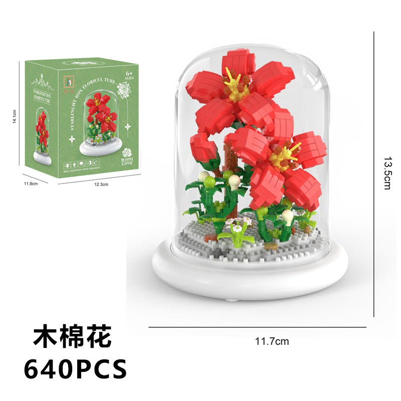 Eternal Flower Bouquet Sunflower Building Block Set Mimarta