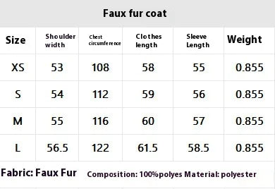 Women's Faux Fox Fur Coat: Luxe Furry Jacket for Autumn and Winter Rieworkes
