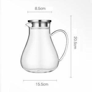 Glass Cold Water Pitcher, Home Set Tea and Coffee Pot Mimarta