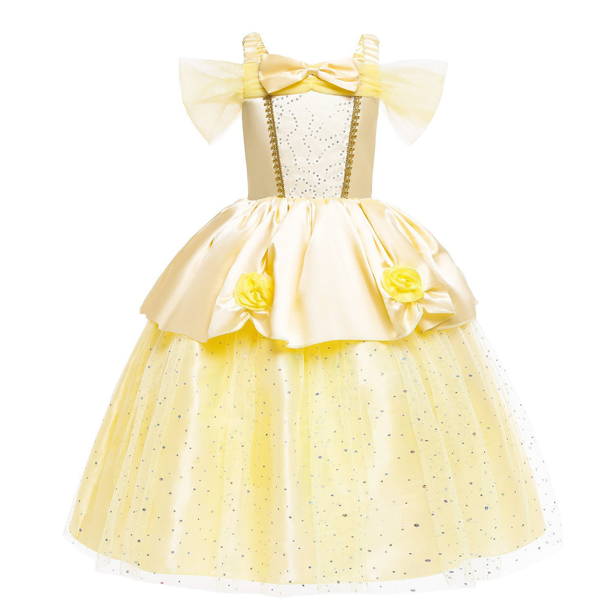 Belle Princess Halloween Dress for Kids (Beauty and the Beast) Mimarta