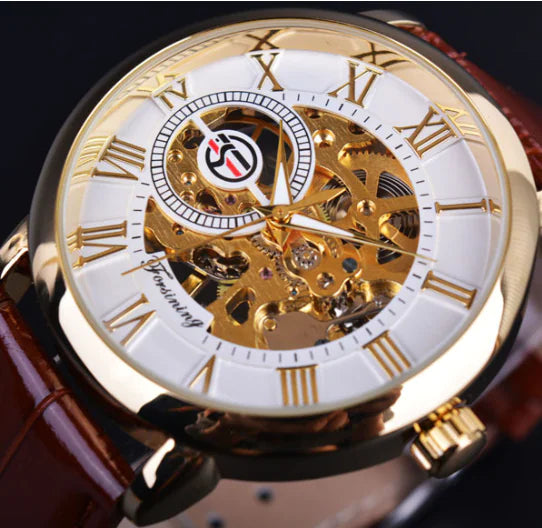 Men's Hollow Design Mechanical Watch Mimarta