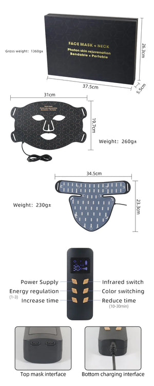 LED Silicone Mask Mimarta
