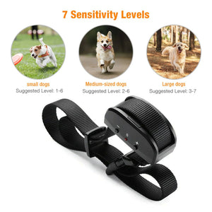 Automatic Anti Bark Barking Dog Shock Control Collar Device Large Medium Small Rieworkes