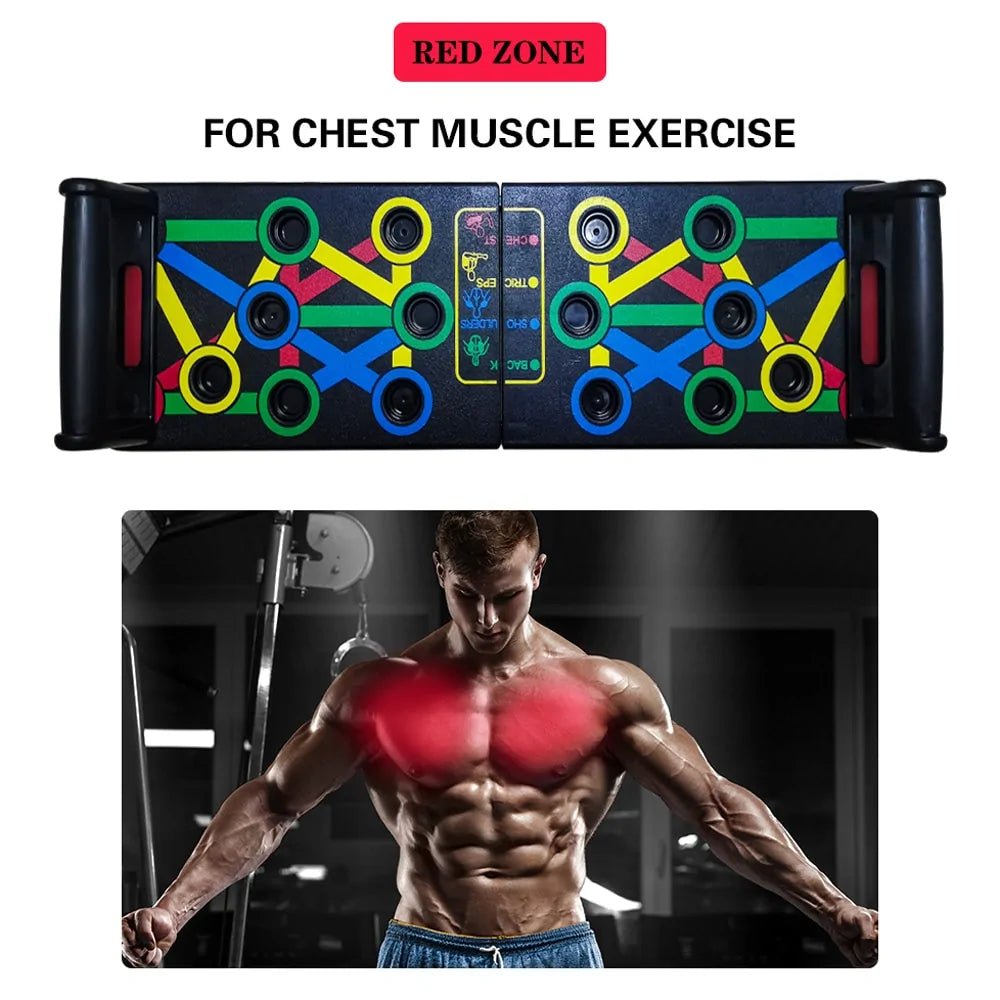 14 - in - 1 Push - Up Rack Board Fitness Gym Equipment - Rieworkes