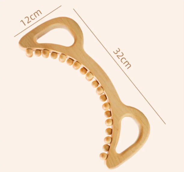 Wooden Anti-Cellulite Hand Massage Roller Set (Multiple Options) Mimarta
