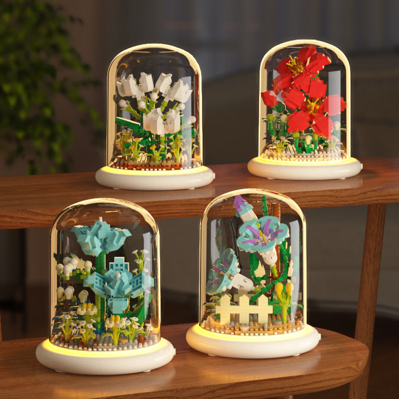 Eternal Flower Bouquet Sunflower Building Block Set Mimarta