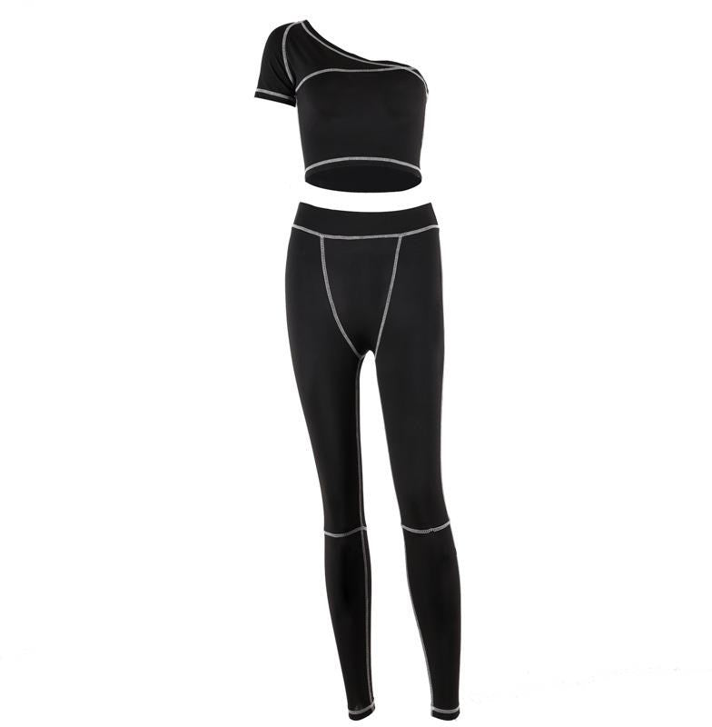 Fashionable Spring Summer Two-Piece Yoga Set Mimarta