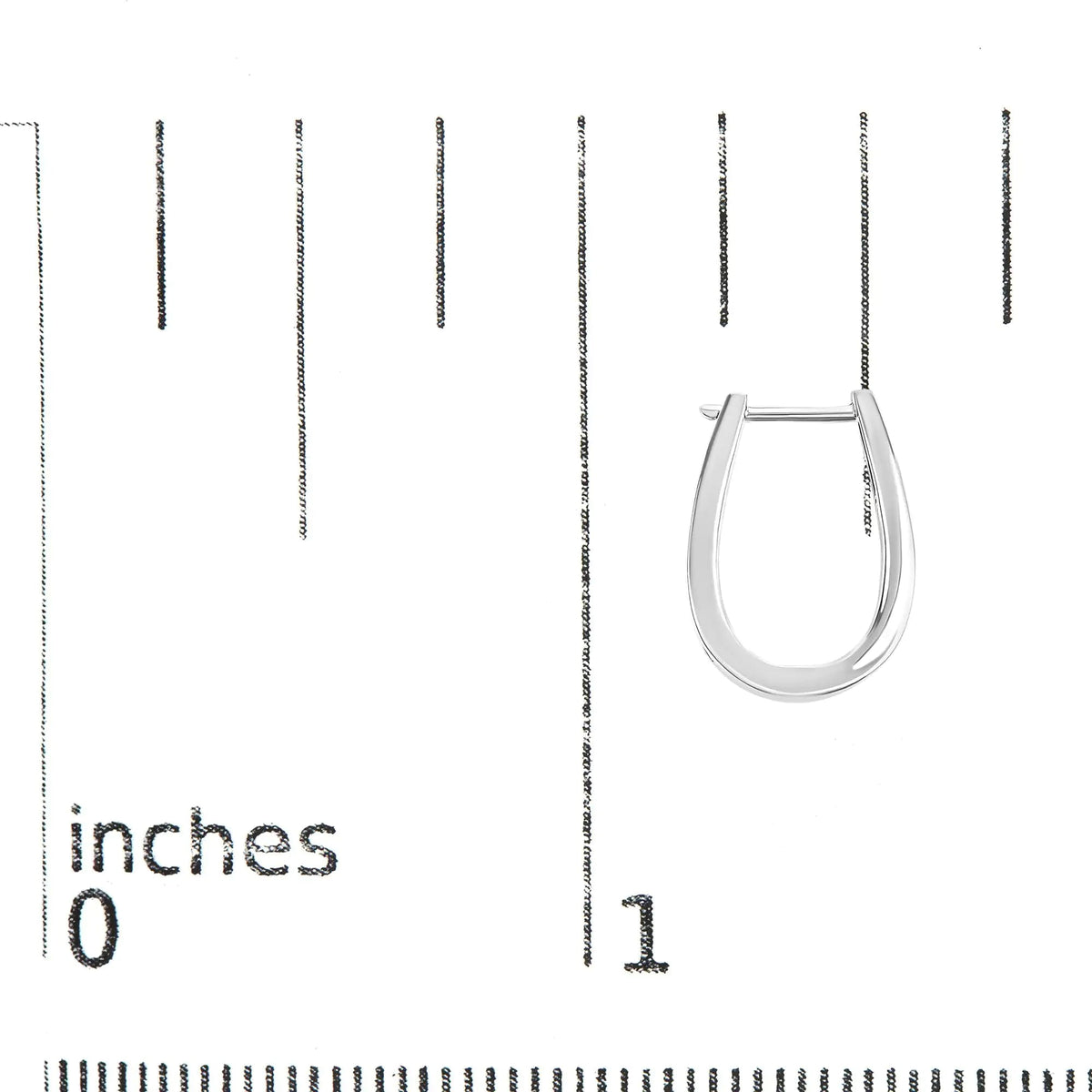 14K Gold 1/4 Cttw Channel - Set Brilliant Round - Cut Diamond Hoop Earrings (H - I Color, I1 - I2 Clarity) - Rieworkes