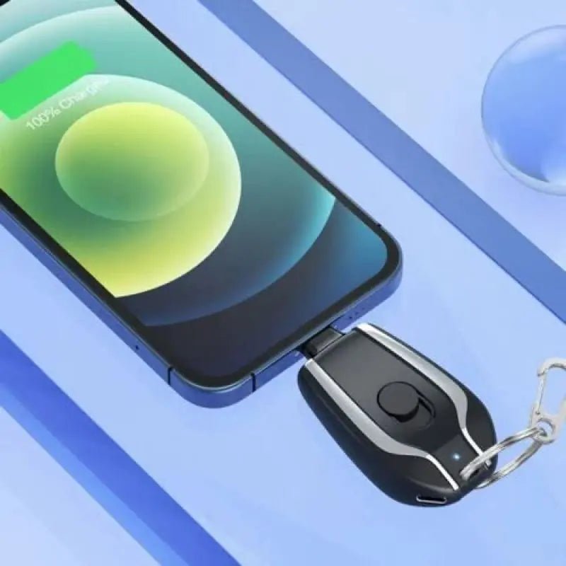 1500mAh Iphone Portable Charger Keychain Charger With Type - C - Rieworkes