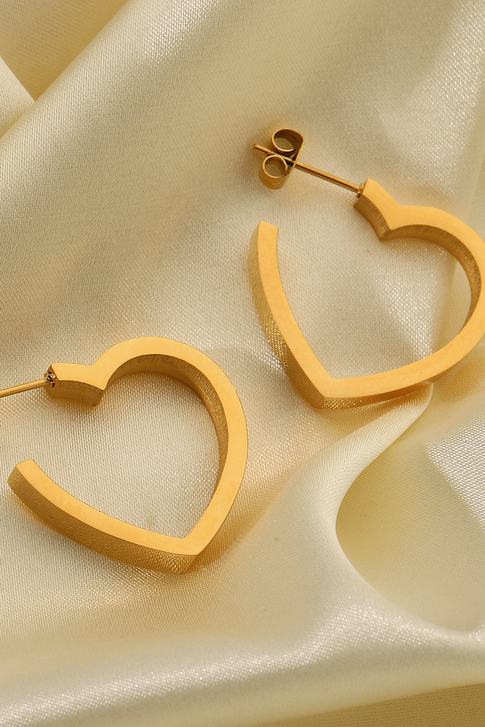 Heart Shape Hoop Earrings Mimarta