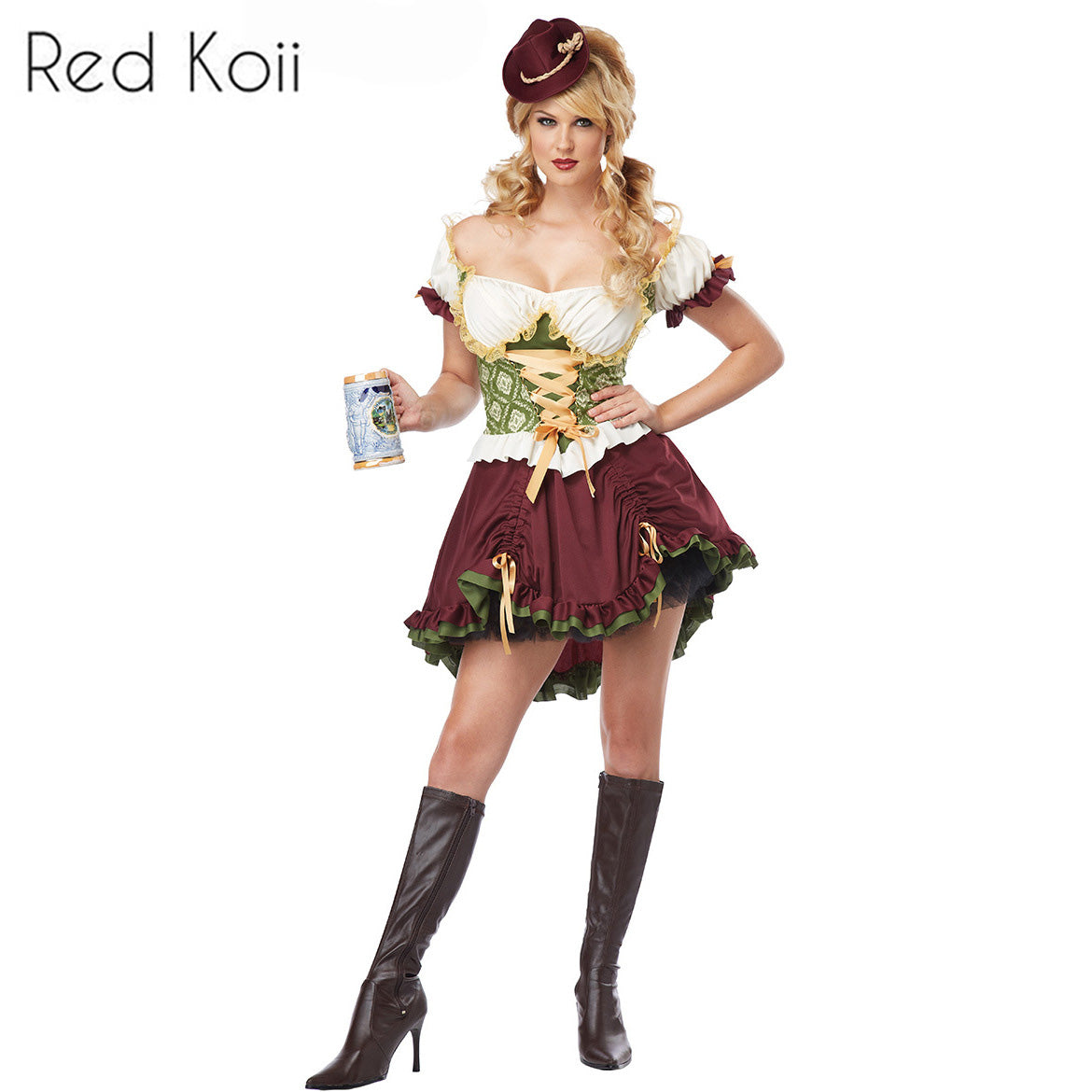 Beer Festival Maid Outfit, Halloween Costume, Vintage Dress Mimarta