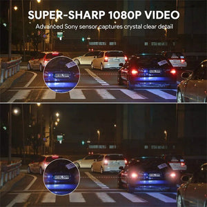 170° WiFi Dash Cam Recorder Car Camera HD 1080P Car DVR Vehicle Video G - Sensor - Rieworkes