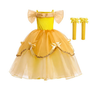 Belle Princess Halloween Dress for Kids (Beauty and the Beast) Mimarta
