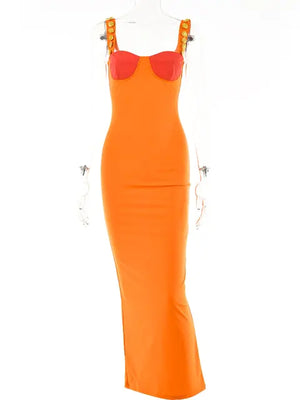 Elegant Strapless Sexy Bodycon Maxi Dress Rieworkes