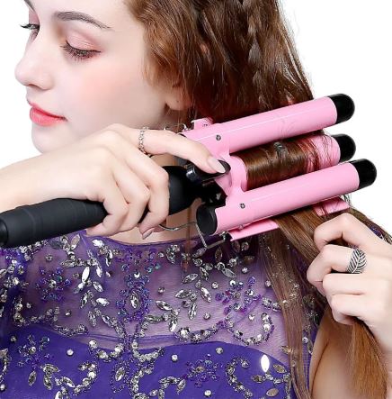 Triple Barrel Hair Curler Iron Mimarta