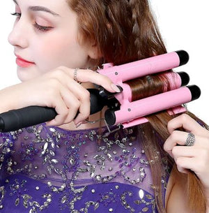 Triple Barrel Hair Curler Iron Mimarta
