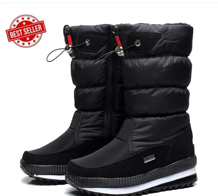Thick waterproof and anti-ski boots for Winter Mimarta