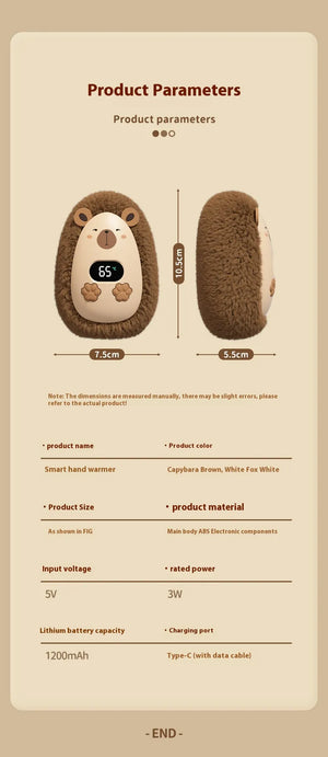 Portable Rechargeable Hand Warmer Mimarta