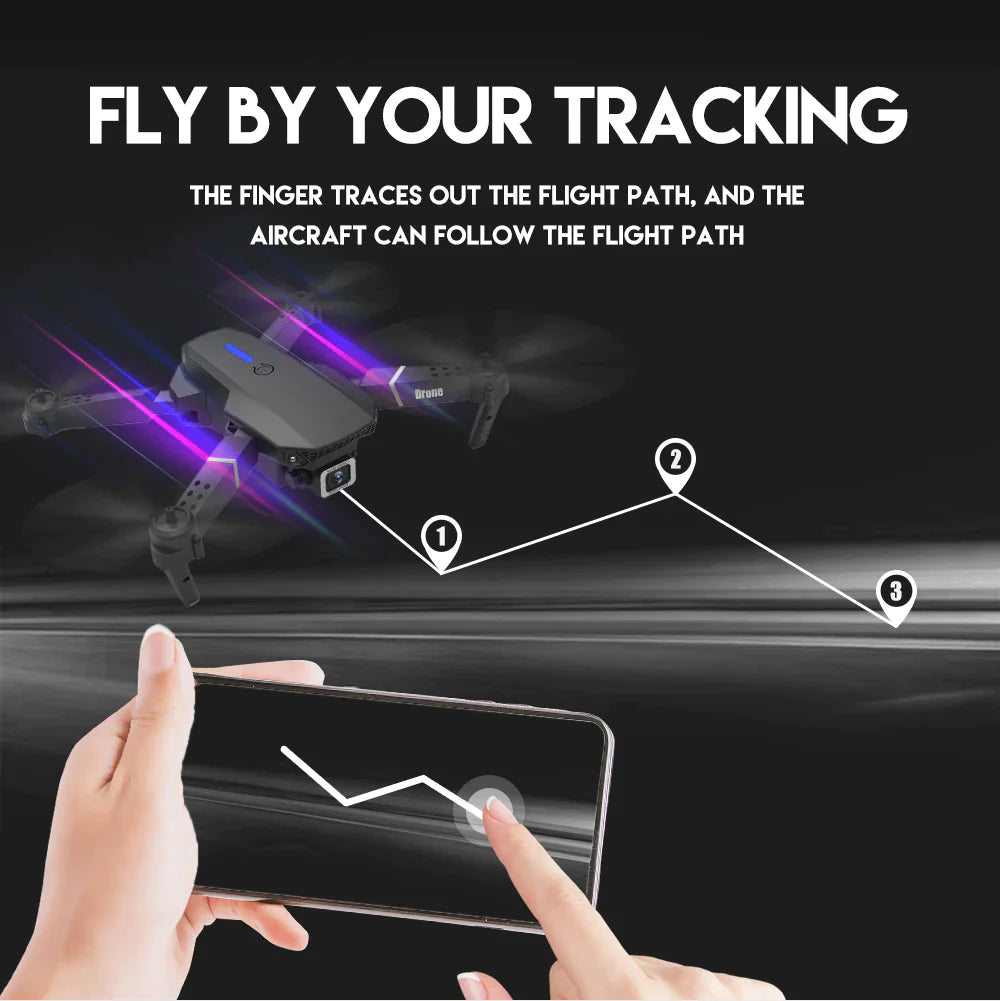 2023 New RC Drone With 4K HD Dual Camera WiFi FPV Foldable Quadcopter +4 Battery Mimarta