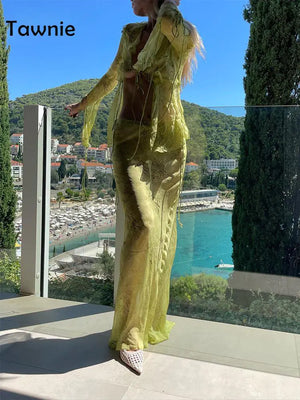 See Through Dress Sets Rieworkes
