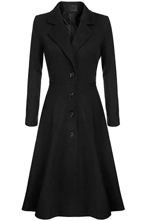 Women's Casual Long Sleeve Trench Coat - Fall 2018 Mimarta