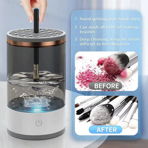 Automatic Brush Cleaner Electric Makeup Brush Cleaning Machine Fast Clean Dryer Rieworkes