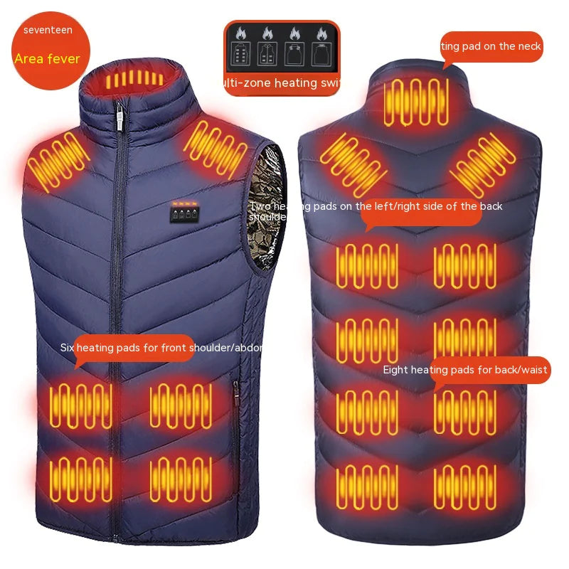 Self-heating Smart USB Electric Vest Rieworkes