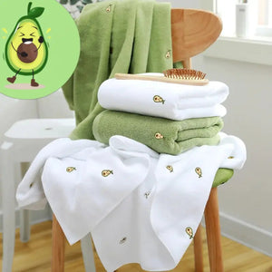 Cotton Avocado Towel Set Rieworkes