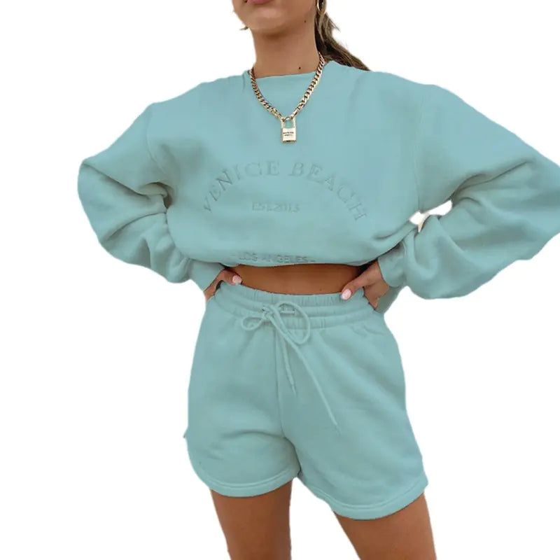 2023 Autumn Winter Women's Casual Hoodie Set Mimarta