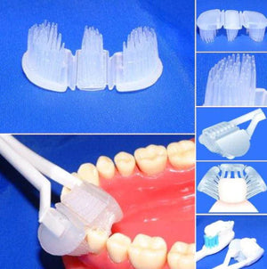 Three-headed toothbrush three-sided toothbrush Rieworkes