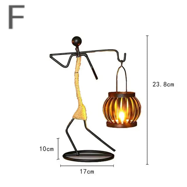 Little Man Candle Holder Rieworkes