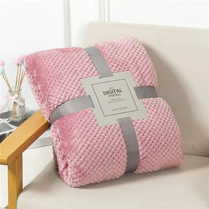 Fluffy Plaid Winter Bed Blankets Rieworkes