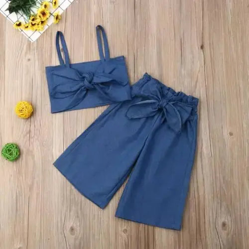 Denim Women's Shirt Set (Shirt Outfit) Mimarta